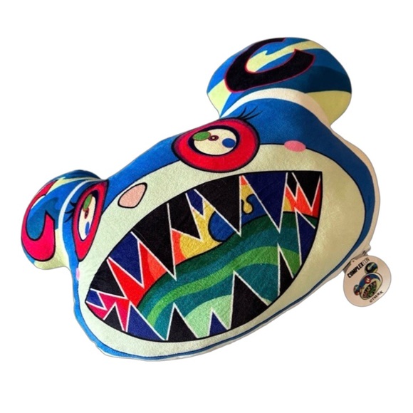 Takashi Murakami ComplexCon Blue Ursa Large Pillow - Picture 2 of 6